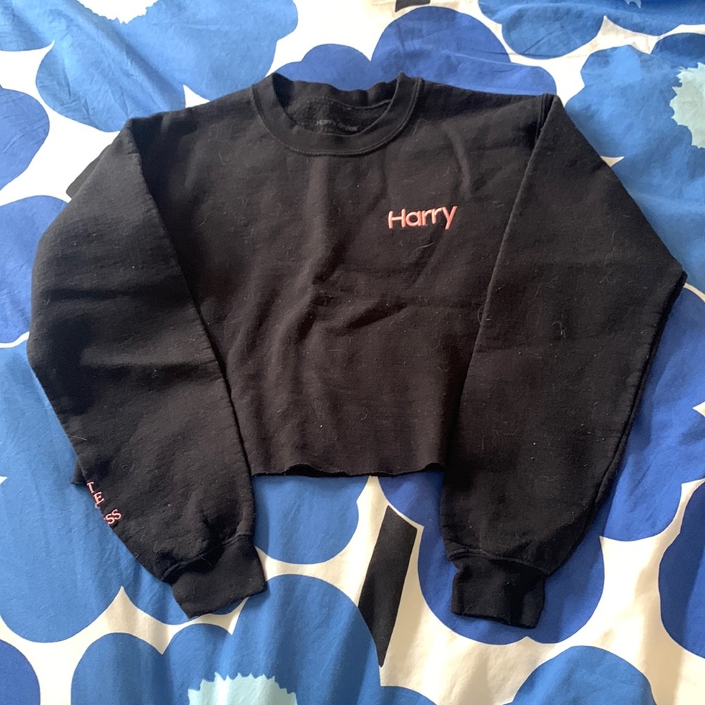 Harry Styles TPWK Treat People With Kindness cropped crewneck sweatshirt